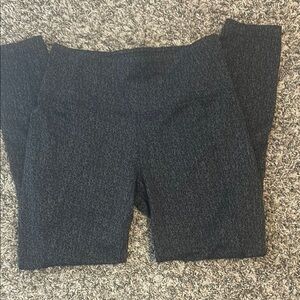 Athletes Black and Gray Leggings